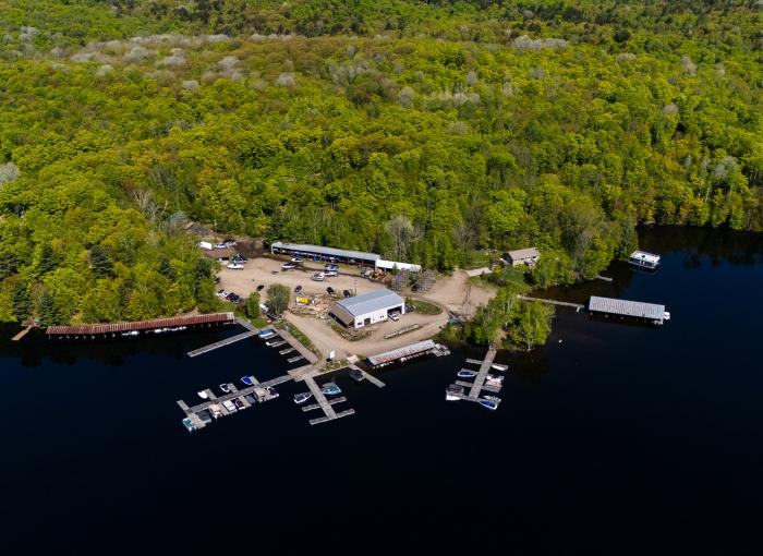 Kawagama Lake Marina Aerial Photo